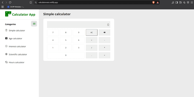 Calculator App